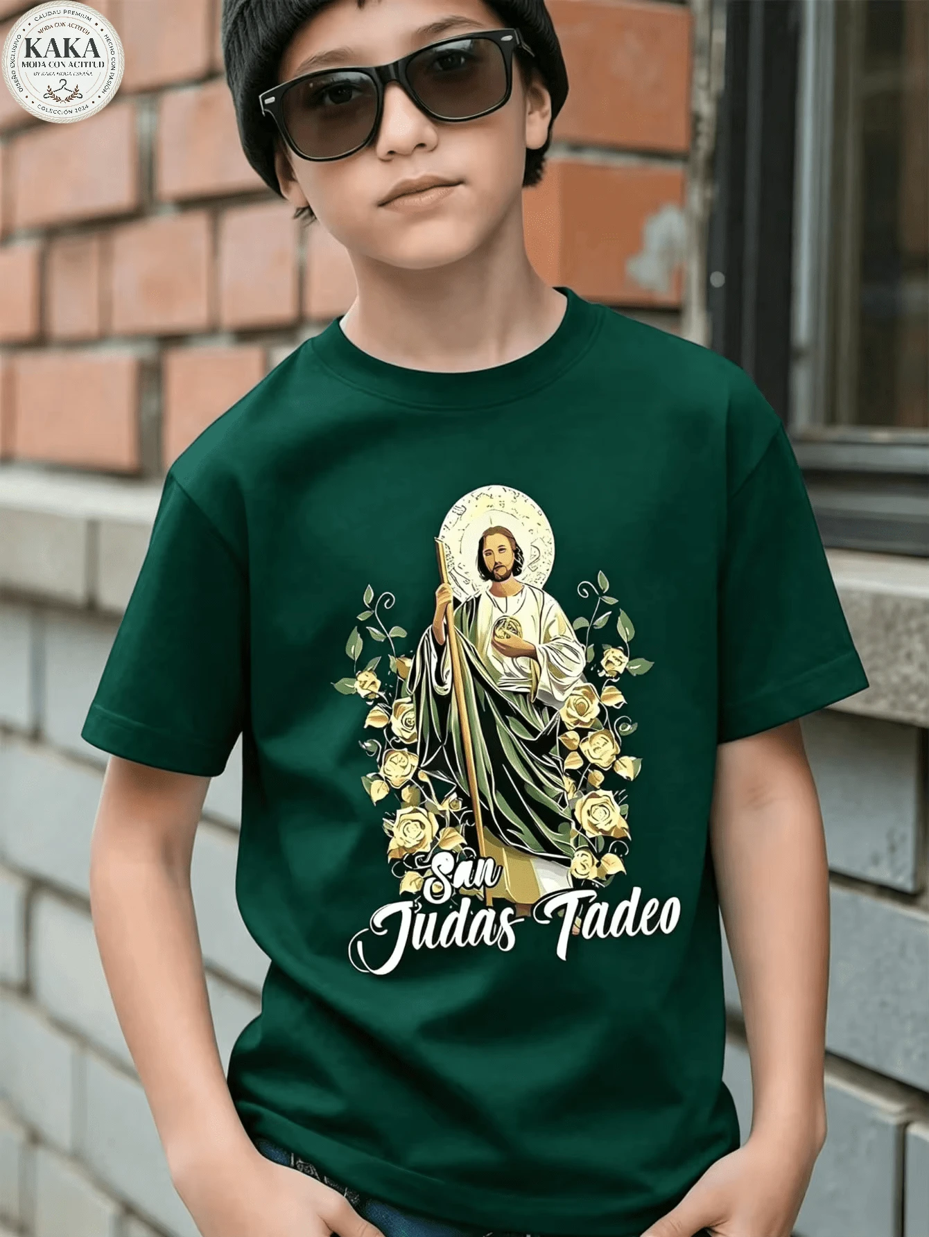 Tween Boys T-Shirts - Dark Green - View 1