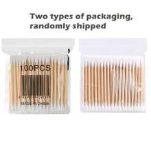 400/1200pcs Wooden Handle Cotton Swabs - No Fragrance Type, Double Round Head Cotton Swabs, Suitable For Ear Cleaning, Makeup Cleaning, Electronic Device Cleaning, Disposable Multi-Purpose Stick, Essential For Personal Care - Multicolor - View 9