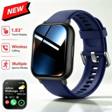 QAGSFLC Jam Tangan Pintar Olahraga Unisex Fashion Terbaru dan Mewah, Notifikasi Panggilan dan Pesan Nirkabel, Pedometer, Kalori, Pelacak Jarak, Berbagai Mode Olahraga, Kontrol Musik, Kamera Jarak Jauh, Pengingat Alarm, Bodi Logam Premium, Pengisian Daya USB, Jam Tangan Bisnis Kasual Multifungsi, Hadiah Liburan yang Sempurna - MultiWarna - View 9