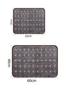 4件套柔软法兰绒宠物毯，适用于猫狗，采用柔软涤纶面料制成，可机洗，星形图案，适合小型至大型犬。 - 彩色 - 查看 6