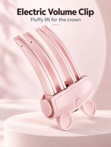 Rechargeable High Crown Hair Clip Volumizer, High Crown Comb For Fuller Look, High Crown Styling Clip, Cute Cat Rechargeable High Crown Volumizing Clip, Long-Lasting Hold Hair Clip For Bangs And High Crown - Multicolor - View 7