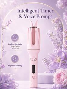 GENAI 32mm Automatic Rotating Curling Iron, Fast Heating Anti-Scald Hair Curler, Portable Travel Styling Tool, Suitable For Gifts - Multicolor - View 3