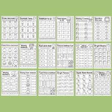 32 Pages Addition And Subtraction Practice Book Within 10, Kindergarten Number Fill-In-The-Blank Game, Enhance Math Cognition, Fun Number Game - Multicolor - View 8