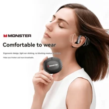 Monster Maxstar MQO37 Open Ear Earbuds, Bluetooth V6.0 Wireless Ear-Hook Headphones, ENC Call Noise Reduction, Game Low Latency, IPX5 Sweatproof, Touch Control, DT Directional Sound, Sports Running Cycling Earphones Compatible With IOS AndroidWindows - View 7