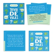 Trivia De Viajes Spanish Travel Trivia Card Game, Geography & Culture Quiz Tabletop Game, Great Gift For Christmas, Game Party, Fun Social Game For Adult Friends Holiday Gatherings - Multicolor - View 4