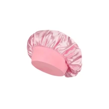 Premium Satin Silk Sleep Cap, Soft Lightweight Breathable Hair Bonnet For Curly, Braided, Dreadlocks And Long Hair, Home Travel Use - Multicolor - View 4