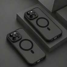 CteGlodrix Phone Case - Luxury Matte Phone Case, Compatible With Wireless Charging, Suitable For IPhone 11/12/13/14/15/16/17 Pro Max Plus Air, With Lens Protection Film, Shockproof, Matte Hard Shell Back Cover - Black - View 39