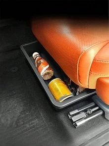 Universal Car Seat Under Storage Box, Pull-Out Hidden Tray Organizer, Multi-Function Under Seat Storage Bin, Space-Saving Front And Rear Seat Interior Storage Container, Car Interior Accessories - A - View 4