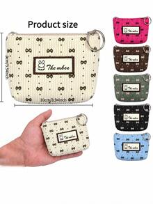 XD 12/6/3/1pc Multi-Function Earphone, Coin And Key Pouch, Multi-Purpose Storage Bag For Car Keys, Jewelry, Earbuds With Zipper And Metal Hook, Convenient Packaging Perfect Gift For Daily Commute, Festive Occasions, Key Ring Bag, Bracelet Bag, Party Favor - Multicolor - View 2