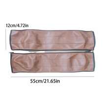 1pc Universal Stroller Handlebar Protective Cover PU Leather Removable Washable Zipper Stroller Handle Cover Accessory - Black - View 6