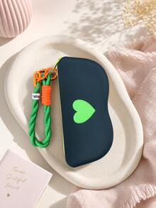 Heart-Shaped Silicone Glasses Case, Portable Fashion Glasses & Eyeglasses Storage Bag, Dust-Proof, Pressure-Resistant, Easy To Clean, Lightweight & Easy To Carry, Suitable For Daily Commute, Travel, Outdoor Use, Unisex, Versatile & Practical Eyewear Storage & Protection Accessory - Multicolor - View 15