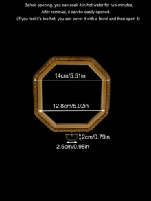 Vintage Octagonal Wood Grain Embroidery Hoop, 3 Sizes Available, Can Hang Asymmetrical Cross Stitch Frame, Wall Decor Embroidery Frame, Christmas Thanksgiving Handmade Gift Making Frame - Antique Octagonal Embroidery Hoop - View 14
