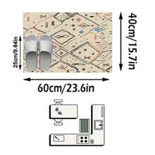 1 Buah Karpet Area Totem Geometris Berwarna-warni Beige, Bahan Kasmir Imitasi, Bentuk Persegi Panjang dengan Pola Bohemian Lukisan Tangan, Dapat Dicuci dengan Mesin, Cocok untuk Ruang Tamu, Kamar Tidur, Dekorasi Rumah Sehari-hari, Dekorasi Rumah Estetis - MultiWarna - View 14