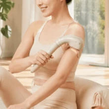 Long Handle Handheld Massager, Shoulder And Neck Kneading Design, Ergonomic Portable Model, Home And Office Muscle Relaxation Essential, 3000mAh - View 8