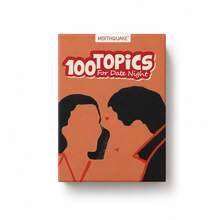 100 Topics For Date Night Couple Conversation Card Game, Meaningful Question Game, Perfect Gift For Christmas, Game Party, Engaging Interactive Tabletop Game For Adult Pair Holiday Gatherings - Multicolor - View 2