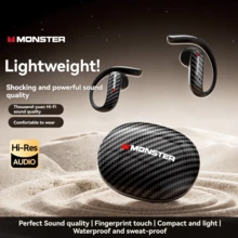 Monster Maxstar MQO37 Open Ear Earbuds, Bluetooth V6.0 Wireless Ear-Hook Headphones, ENC Call Noise Reduction, Game Low Latency, IPX5 Sweatproof, Touch Control, DT Directional Sound, Sports Running Cycling Earphones Compatible With IOS AndroidWindows - View 2