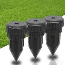 2pcs Realistic Key Hidden Sprinkler, Waterproof Key Box, Suitable For Outdoor Garden Patio, Easy To Insert, Underground Style - Black - View 7