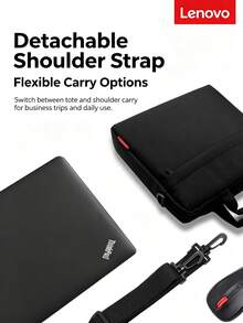 Lenovo Original Laptop Bag B15Pro Handheld Crossbody Shoulder Bag Business Slim Unisex Sleeve Case Black Compatible With Laptops Up To 16 Inches - View 3