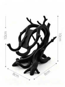 1pc Tree Root Resin Phone Stand, Vintage Country Style, Phone Holder For Workspace, Bedside Table, Living Room Desktop Decoration, Office Desk Phone Holder, Home Decor Artistic Shaped Stand - 1pc - View 11