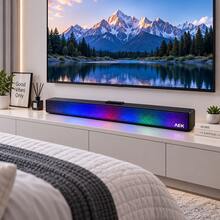 Bluetooth 5.0 Soundbar With RGB Lights, Remote Control, USB And Micro SD – 16W - View 3