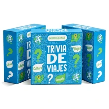 Trivia De Viajes Spanish Travel Trivia Card Game, Geography & Culture Quiz Tabletop Game, Great Gift For Christmas, Game Party, Fun Social Game For Adult Friends Holiday Gatherings - Multicolor - View 7