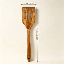 Kitchen Spatula Set, Premium Solid Wood, Finely Polished, Scraper, Spatula, Sifter Spatula, Rice Spoon, Professional Baking Essential, Suitable For Spreading Cake Frosting, Smoothing Fondant, Mixing Batter, Scraping Dough And Folding Ingredients, Comfortable Grip, Easy To Clean, Multi-Purpose Baking Tool, Suitable For Home Baking, Kitchen Tool - View 12