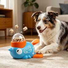 Battery-Free Pet Puzzle Treat Dispenser, Interactive Step Slow Feeder Enrichment Toy For Cats And Small Medium Dogs, Mental Stimulation Boredom Relief IQ Training Game, Comes With 3 Extra Replacement Clear Lids - Multicolor - View 2