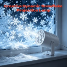 Lampu Proyektor Kepingan Salju Natal LED Terbaru 2026 | Ditenagai USB | Termasuk Stand | Lampu Proyektor Natal Dinamis, Lampu Proyektor Kepingan Salju Dinamis | Lampu Dekorasi Ruangan | Dekorasi Acara | Natal | Tahun Baru - Lampu proyeksi kepingan salju putih - View 13