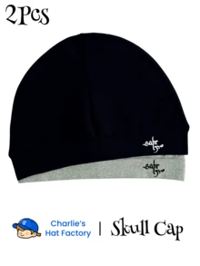 Patience Print Skull Cap, Breathable Helmet Liner Sports Cycling Beanie, Casual Daily Loose Headwear - PATIENCE - View 10