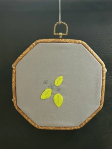 Vintage Octagonal Wood Grain Embroidery Hoop, 3 Sizes Available, Can Hang Asymmetrical Cross Stitch Frame, Wall Decor Embroidery Frame, Christmas Thanksgiving Handmade Gift Making Frame - Antique Octagonal Embroidery Hoop - View 8