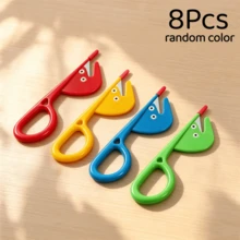 3/5/8/10/12Pcs Plastic Handle Handmade Thread Scissors Seam Ripper Sewing Tools, Suitable For Curtain Garment Factory, Halloween - Multicolor - View 17