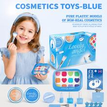 Girls Pretend Makeup Toy Set, Children's Simulation Makeup Role Play - Multicolor - View 3