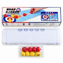 1SET,Tabletop Curling Game Set, Plastic Scoring Competition Board Game With 8 Curling Stones & 1 Game Mat, 2 Play Modes, Skill Training & Party Table Game For Home, Office & Gatherings - Multicolor - View 6