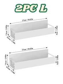 Aemoka 1/2pcs Magnetic Side Storage Rack, Suitable For Refrigerator And Washing Machine - No Drilling Installation, Fashionable Black Metal Surface, Wall-Mounted Spice Rack, Great For Storing Laundry Supplies - Multiple Styles and Colors - View 13