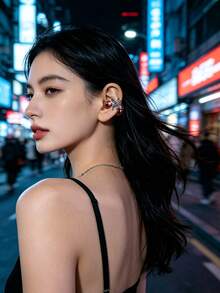 Clip-On Bluetooth Earbuds Wireless Open-Ear Headphones Touch Control Comfortable Fit Compatible With Iphone 17 Series Ideal Gift For Friends For Running, Walking And Exercise - View 2