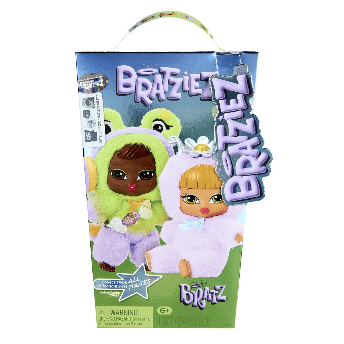 L.O.L.SURPRISE! Bratziez Iconz 系列盲盒收藏玩具，含吊飾夾與配件，隨機款式，女孩兒童生日派對禮物，迷你娃娃公仔