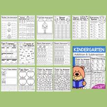 32 Pages Addition And Subtraction Practice Book Within 10, Kindergarten Number Fill-In-The-Blank Game, Enhance Math Cognition, Fun Number Game - Multicolor - View 9