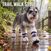 4pcs/Set Waterproof Pet Dog Shoes, Dolphin Shape, PVC Material With Anti-Slip Function, Waterproof Anti-Slip Soft Cushion Sole, Equipped With Adjustable Paw Protection Device, Suitable For Puppies, Small Dogs, Medium Dogs, Ideal For Outdoor Walking, Hiking, Wading On Wet Surfaces. - Multicolor - View 10