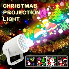 2026 New LED Christmas Snowflake Projector Light | USB Powered | Includes Stand | Dynamic Christmas Projector Light, Dynamic Snowflake Projector Light | Room Decoration Light | Event Decoration | Christmas | New Year - White Christmas Projector Light - View 9