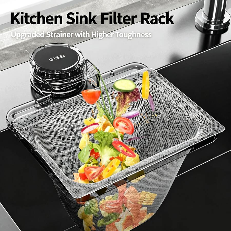 1 buah Saringan Wastafel Dapur dengan Daya Hisap Kuat, Anti-Mampet, Bahan Plastik Tahan Lama, Cocok untuk Sisa Makanan dan Limbah