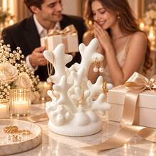 Multifunctional Jewelry Organizer Tree-Shaped Jewelry Stand Perfect For Jewelry And Keys - Multicolor - View 2