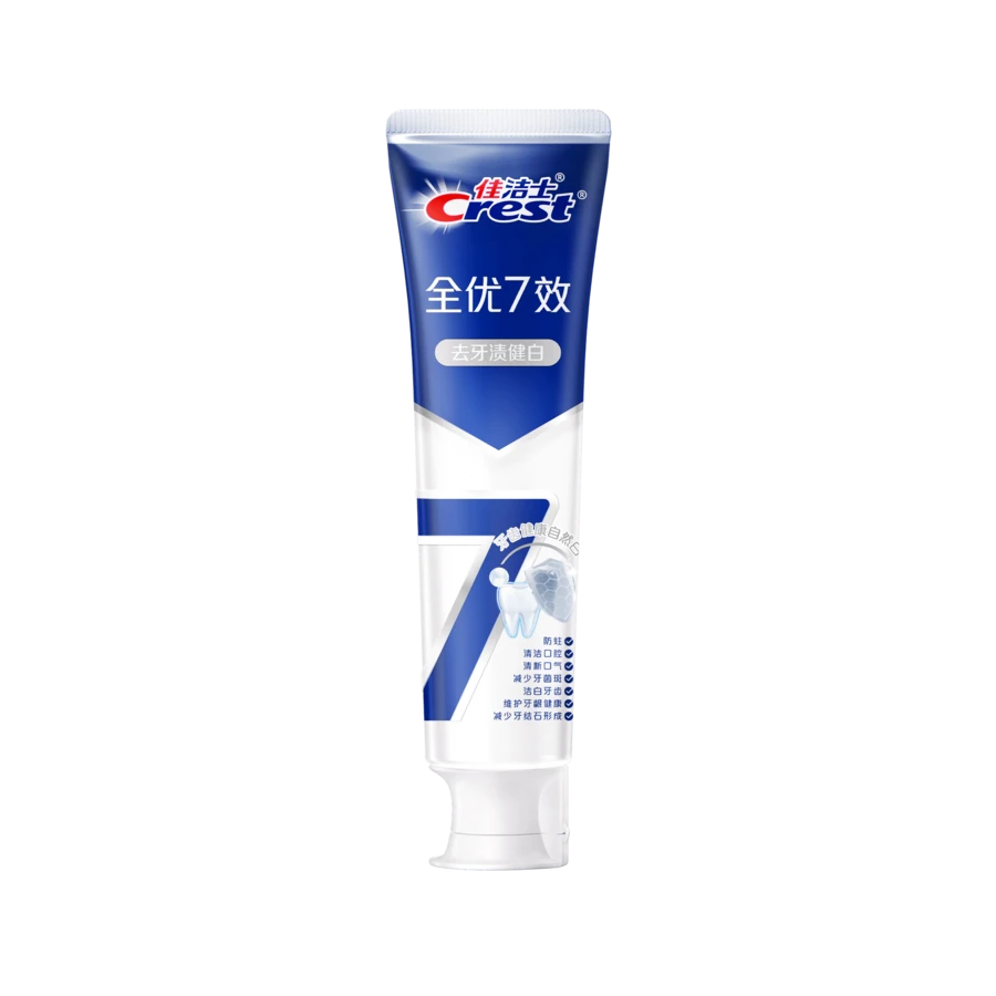 Crest Complete 7 Benefits Toothpaste, Stain Removal & Whitening, 180g - Mint - View 1