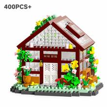 400+PCS Forest Cabin Building Block Set, 6 Styles Available, Mini Woodland House Model, Adult Collectible Desktop Display Decor, Each Style Sold Separately - Forest Cabin - View 15