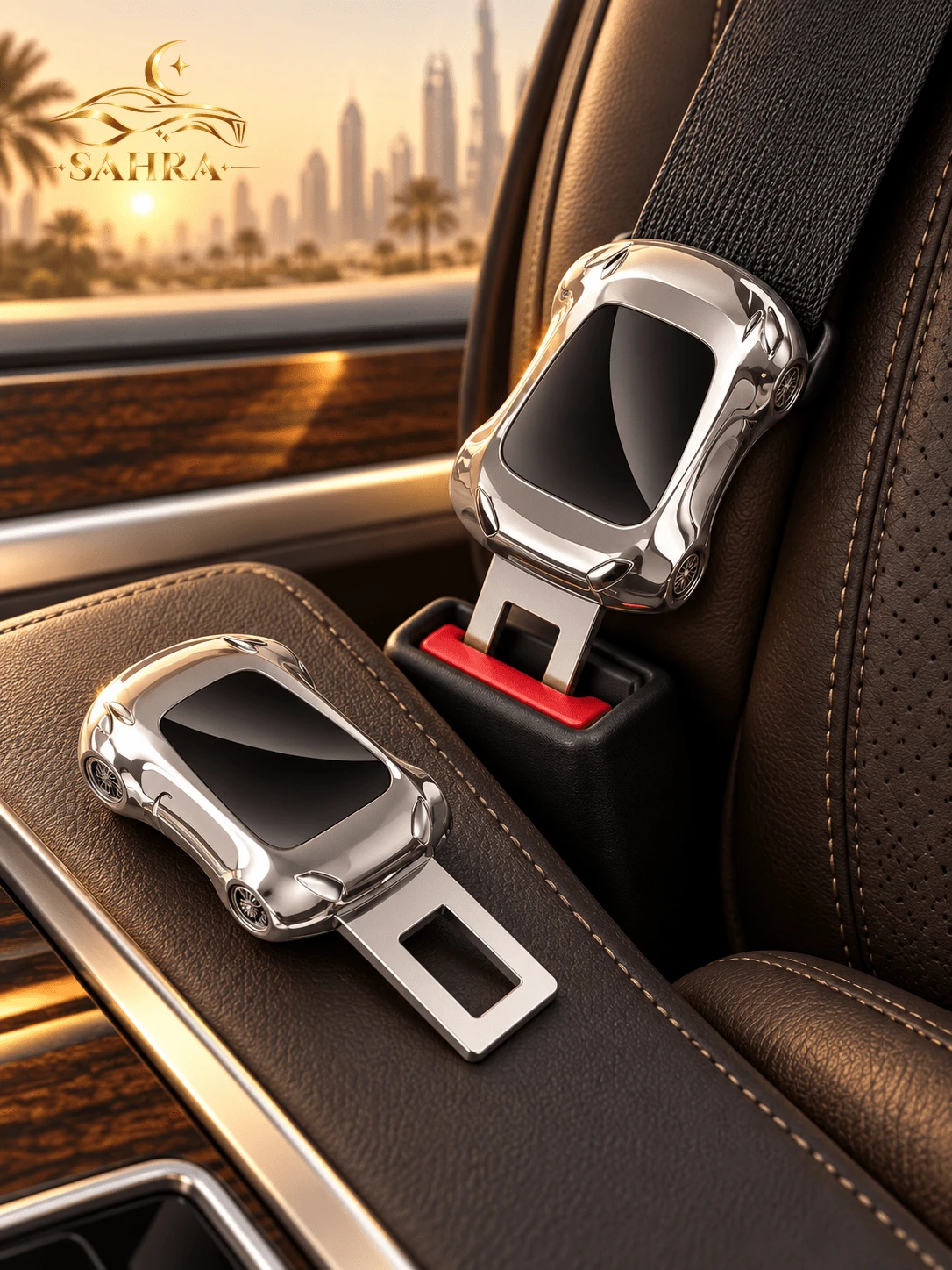 SAHRA 1pc Universal Car Seat Belt Extender, Seat Belt Buckle Compatible With Most Car Models Including H6, H2, H3, H9, M6 And F7. Practical Car Interior Accessory, Convenient For Daily Driving Seat Belt Connection. - A - View 1
