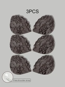 1/2/3pcs Lace Adhesive Bra, Front Closure Lift-Up Nipple Covers, Suitable For Bikini And Evening Gown For Party, Dinner, Graduation, Date, Music Festival And Other Occasions, All Year Round - Multicolor - View 13