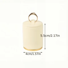 Multi-Size Cylindrical Velvet Ring Display Stand, Layered Display Prop For Live Streaming And Photography, Non-Slip Ring Storage Rack, Home Storage Decor - Same Style In Multiple Colors and Sizes - View 10
