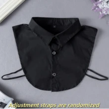 4/2/1 Pc Detachable Fake Collar, Unisex, Business Casual Versatile Sleeveless Dickey - Multicolor - View 13