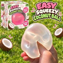 Moonlight Series Transparent Handmade Squeeze Ball, Crisp Popping ASMR Sound Soft Rubber Toy, Smooth Malleable Non-Rebounding Stress Relief Sensory Fidget Toy - Multicolor - View 2