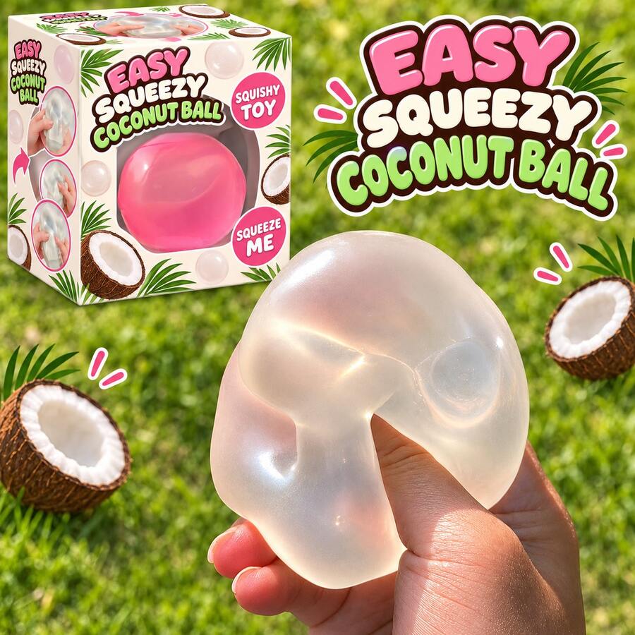 Moonlight Series Transparent Handmade Squeeze Ball, Crisp Popping ASMR Sound Soft Rubber Toy, Smooth Malleable Non-Rebounding Stress Relief Sensory Fidget Toy