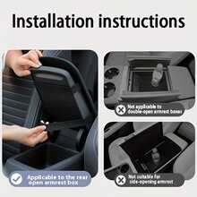 1pc Car Armrest Support Cushion, Sports Logo Car Interior Cushion, Universal Car Accessory - Multicolor - View 4
